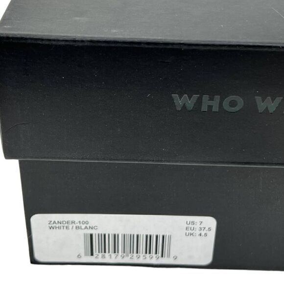 New Who What Wear Women US 7 Shoes White Straps Flat Gladiator Sandals  - Picture 10 of 10